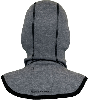 PGI BarriAire Silver Elite Pro Short Particulate Hood - Comprehensive Coverage with Nomex<sup>®</sup> Nano Flex Sure‑Fit<sup>™</sup> Panel and Face Opening 39709-00-169093 - Back